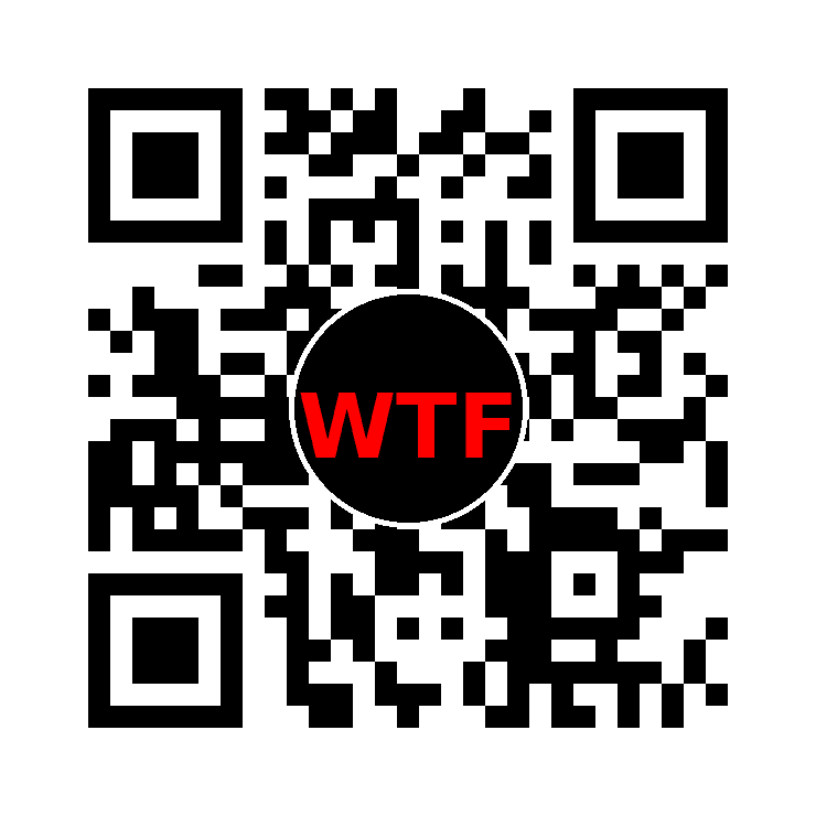 QR code for the WTFTO contact form
